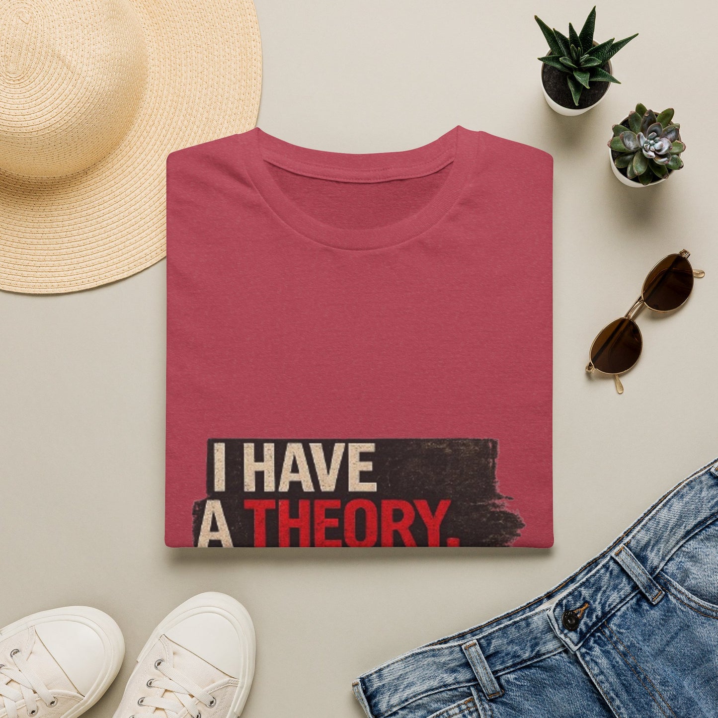 T-Shirt — "I Have a Theory" Funny Graphic Tee