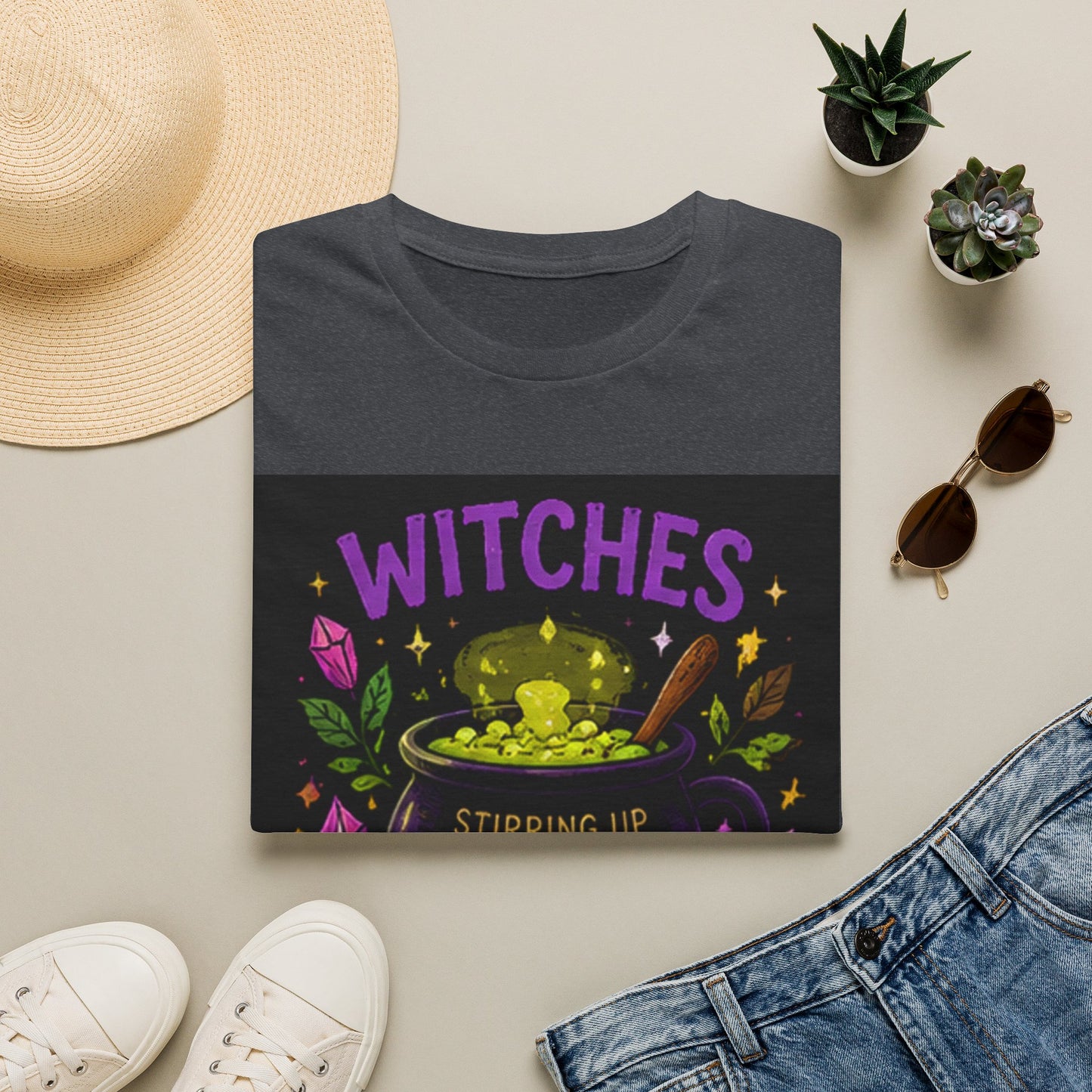 T-Shirt — "Witches Brew: Stirring the Truth, Solve Mysteries" Graphic Tee
