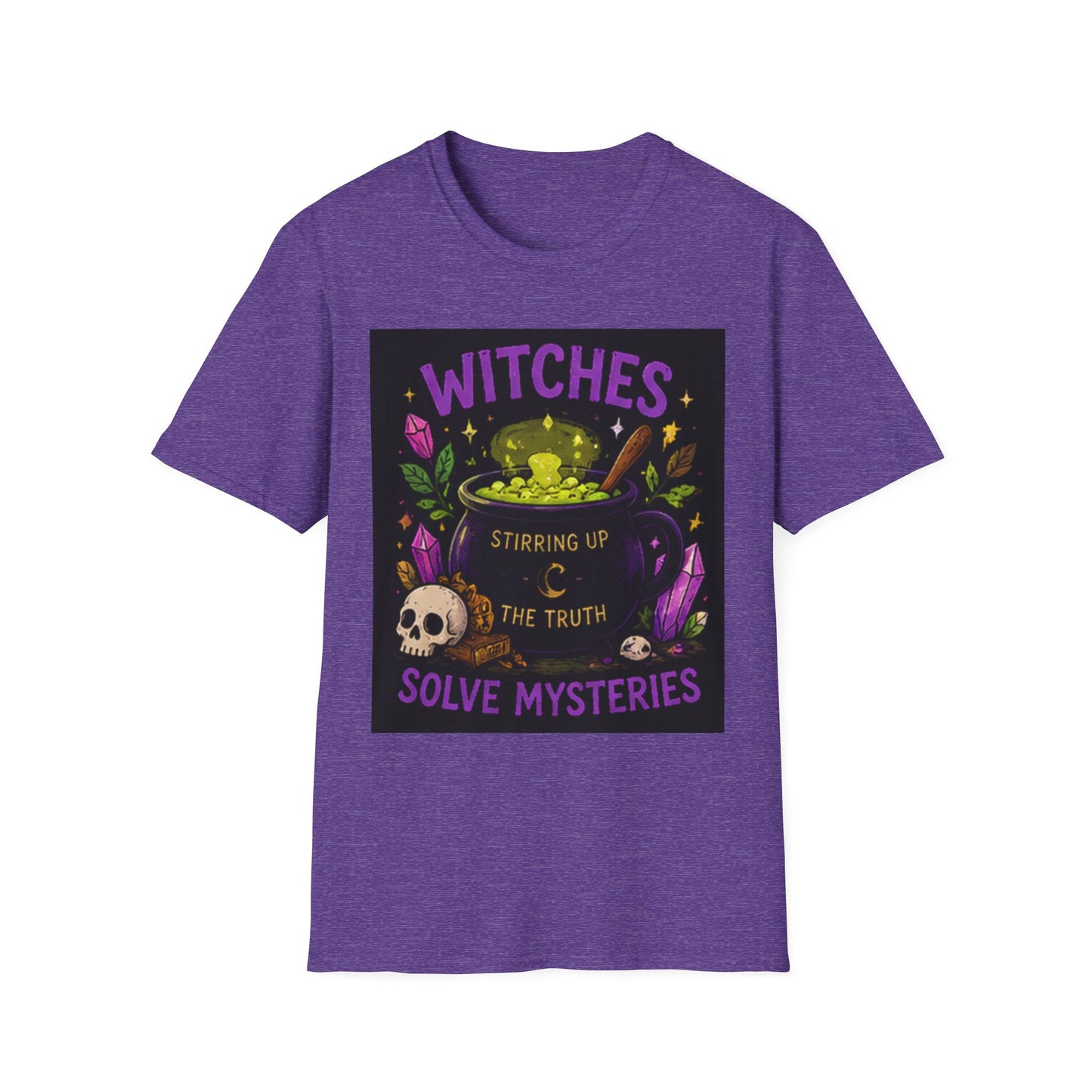 T-Shirt — "Witches Brew: Stirring the Truth, Solve Mysteries" Graphic Tee