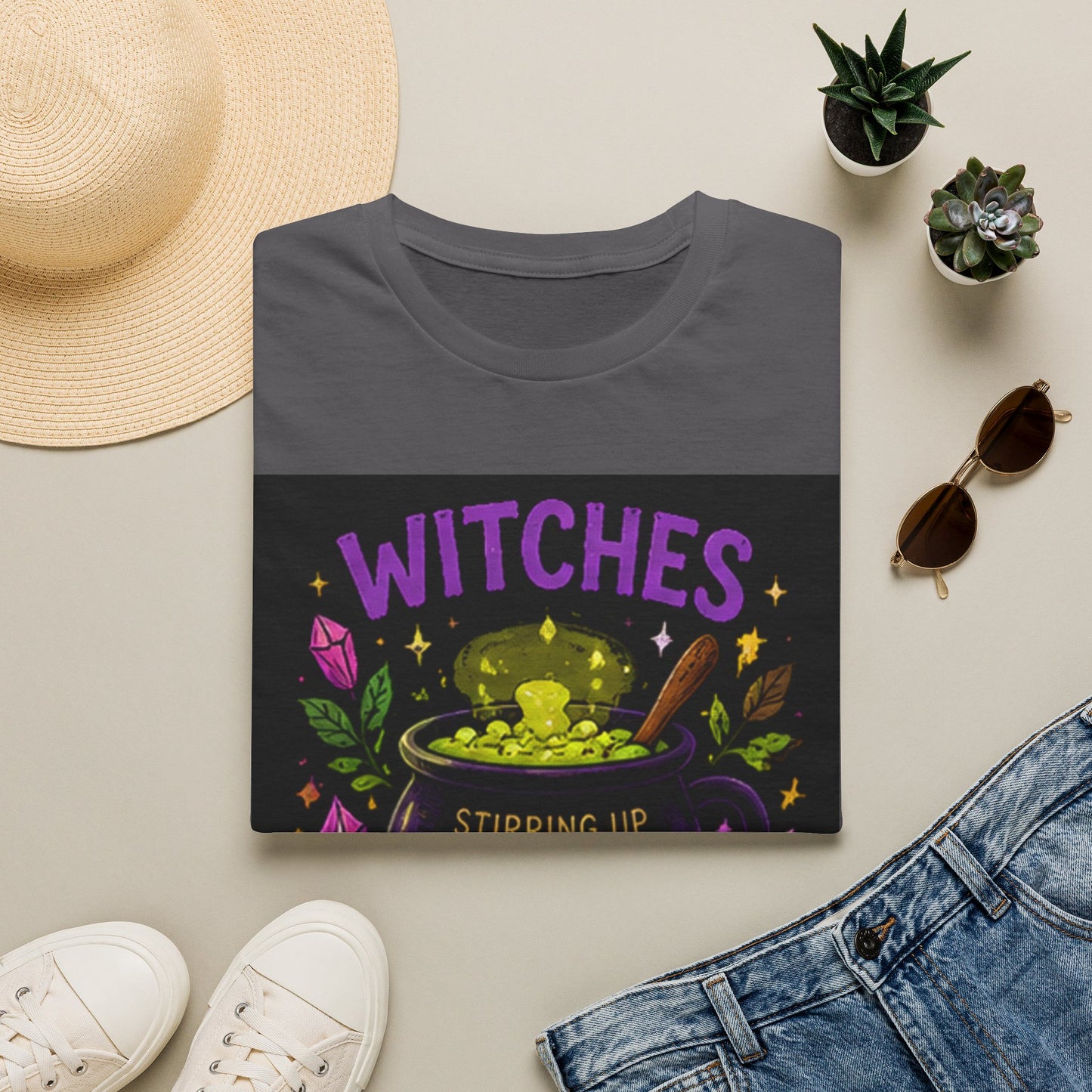 T-Shirt — "Witches Brew: Stirring the Truth, Solve Mysteries" Graphic Tee