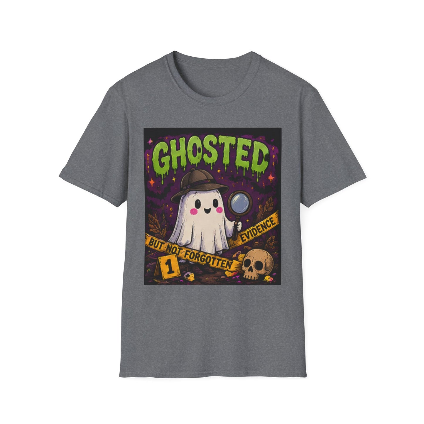 Ghosted T-Shirt — Cute Detective Ghost Graphic Tee