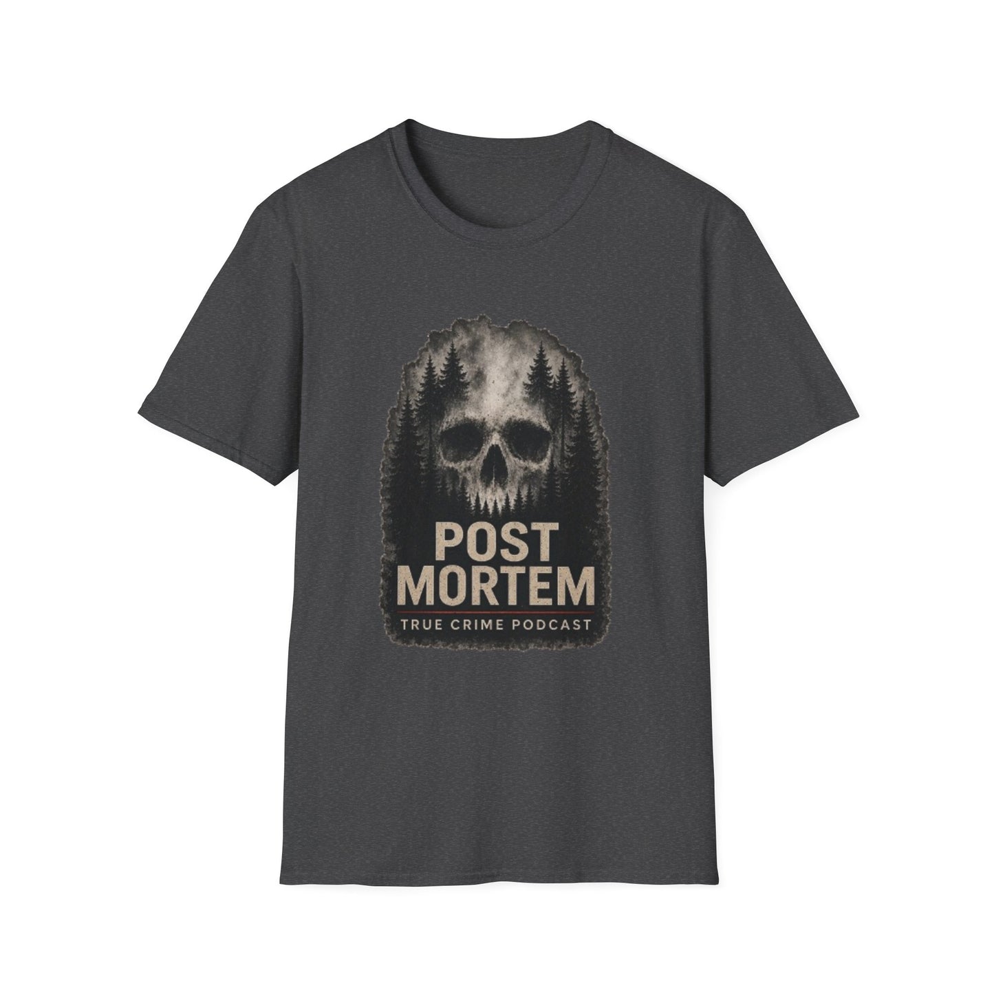True Crime 'Post Mortem' Skull Forest T-Shirt