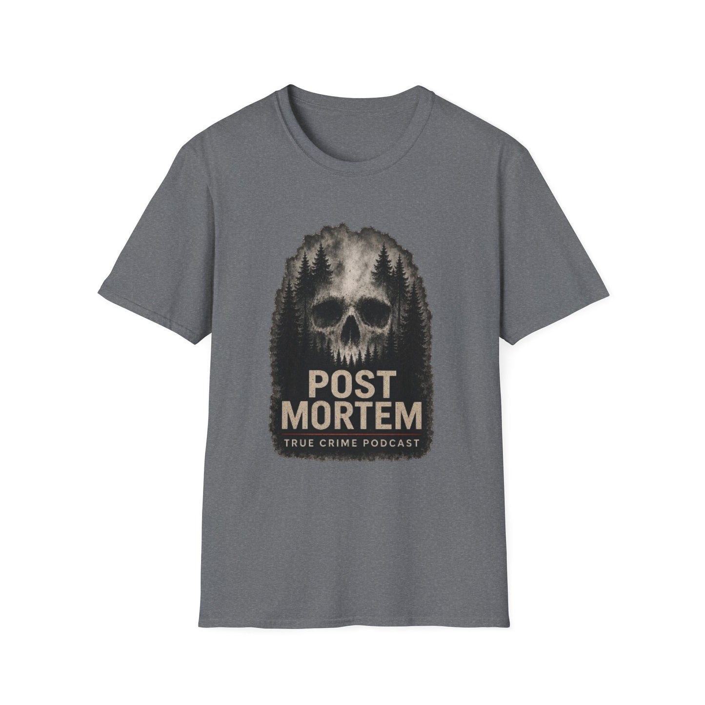 True Crime 'Post Mortem' Skull Forest T-Shirt