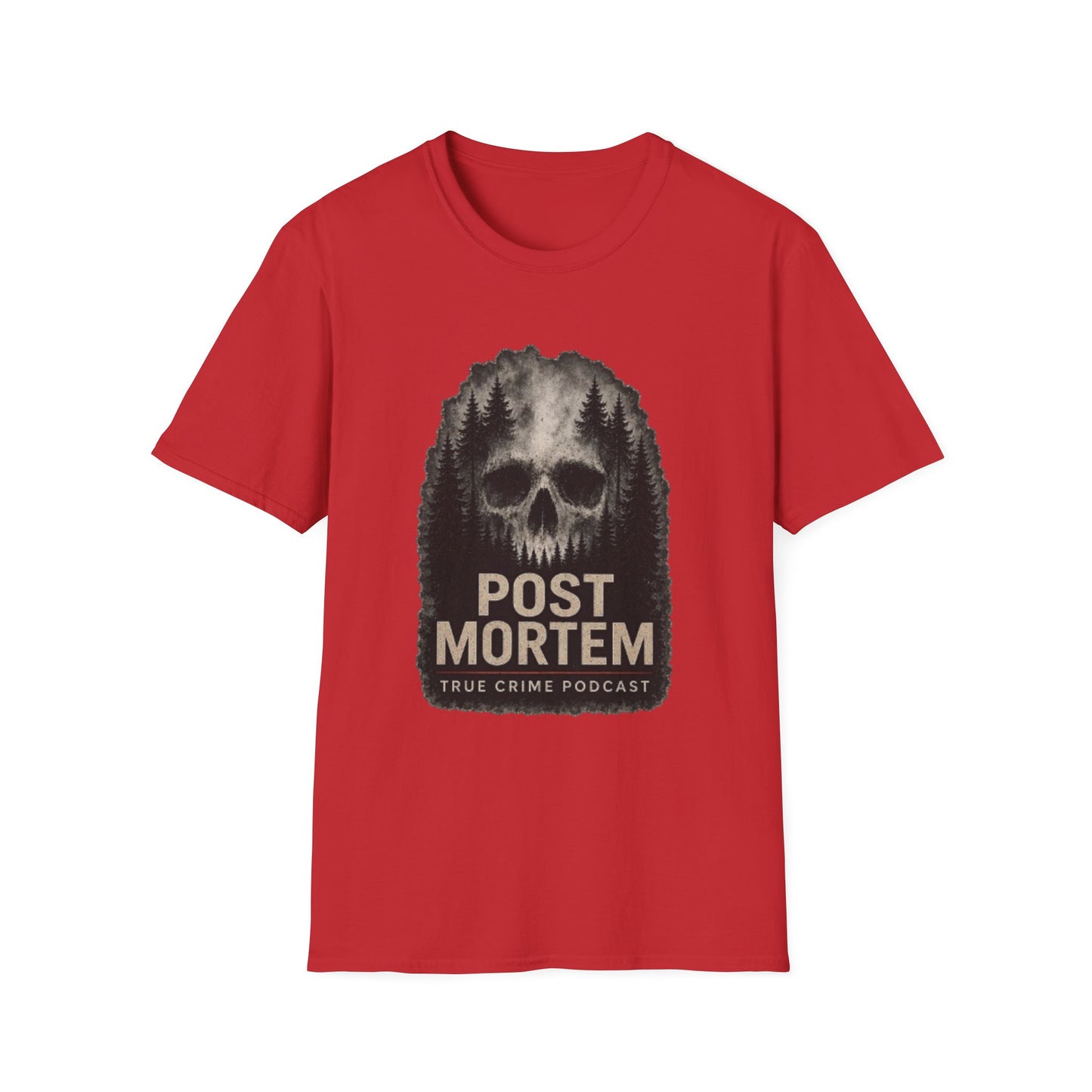 True Crime 'Post Mortem' Skull Forest T-Shirt