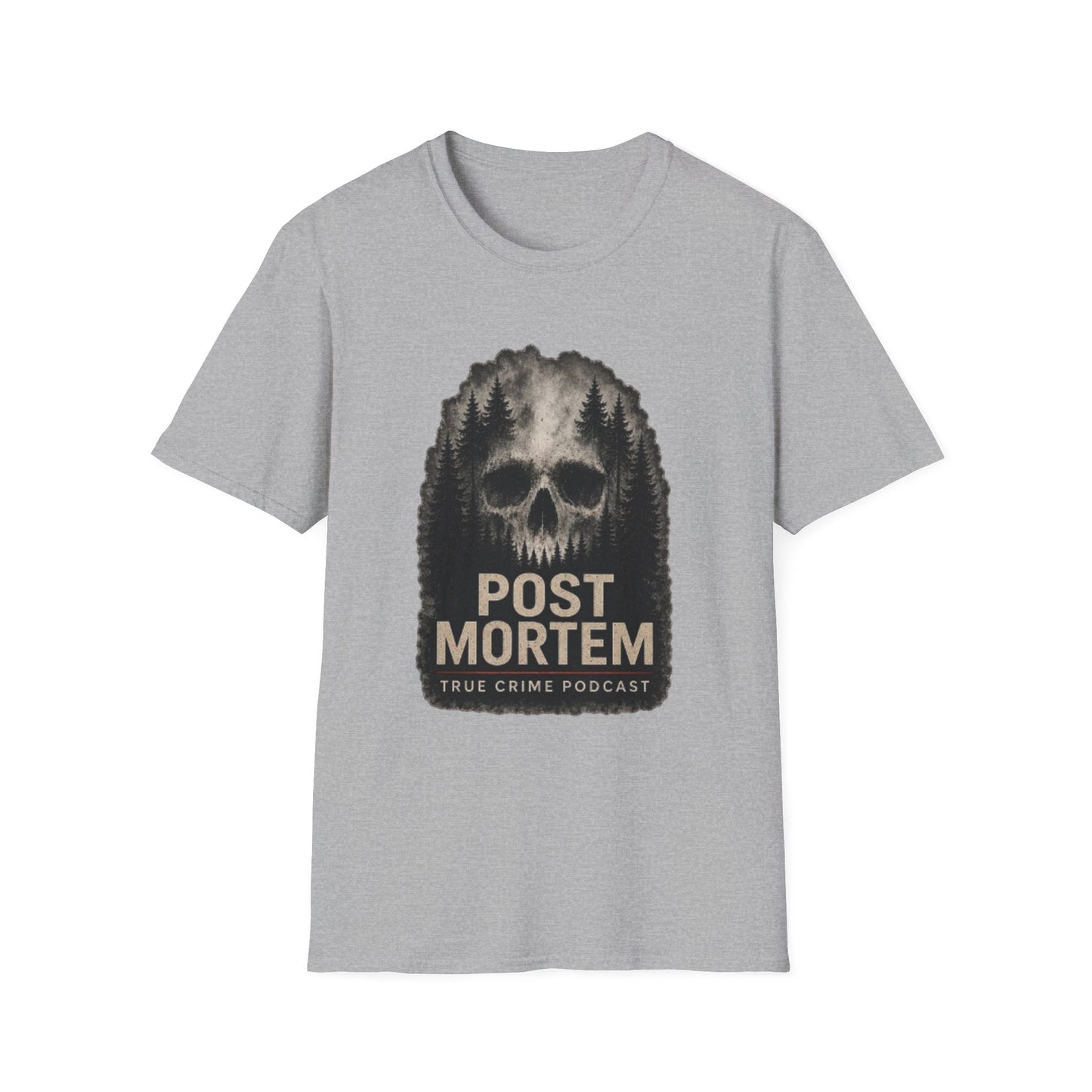 True Crime 'Post Mortem' Skull Forest T-Shirt