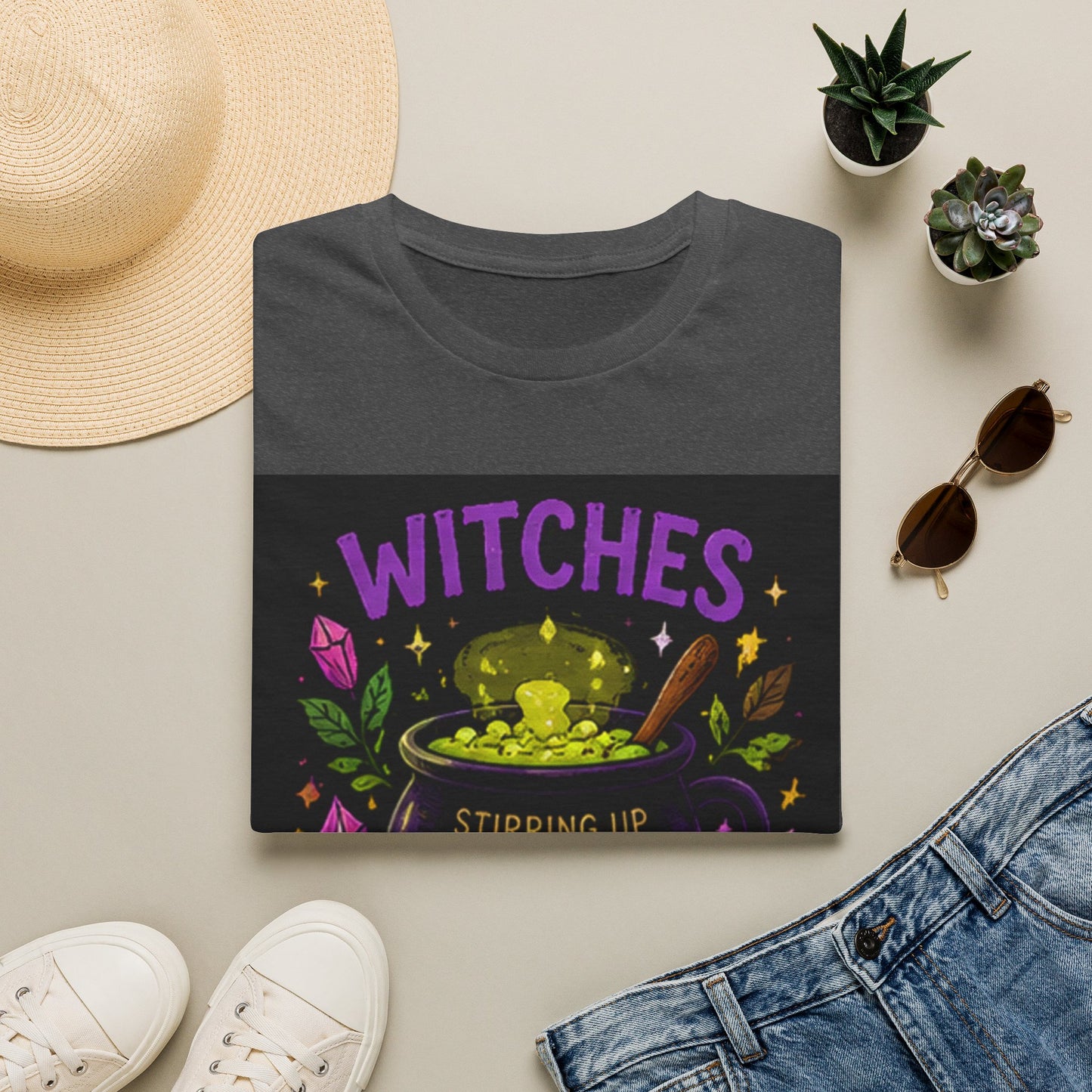 T-Shirt — "Witches Brew: Stirring the Truth, Solve Mysteries" Graphic Tee