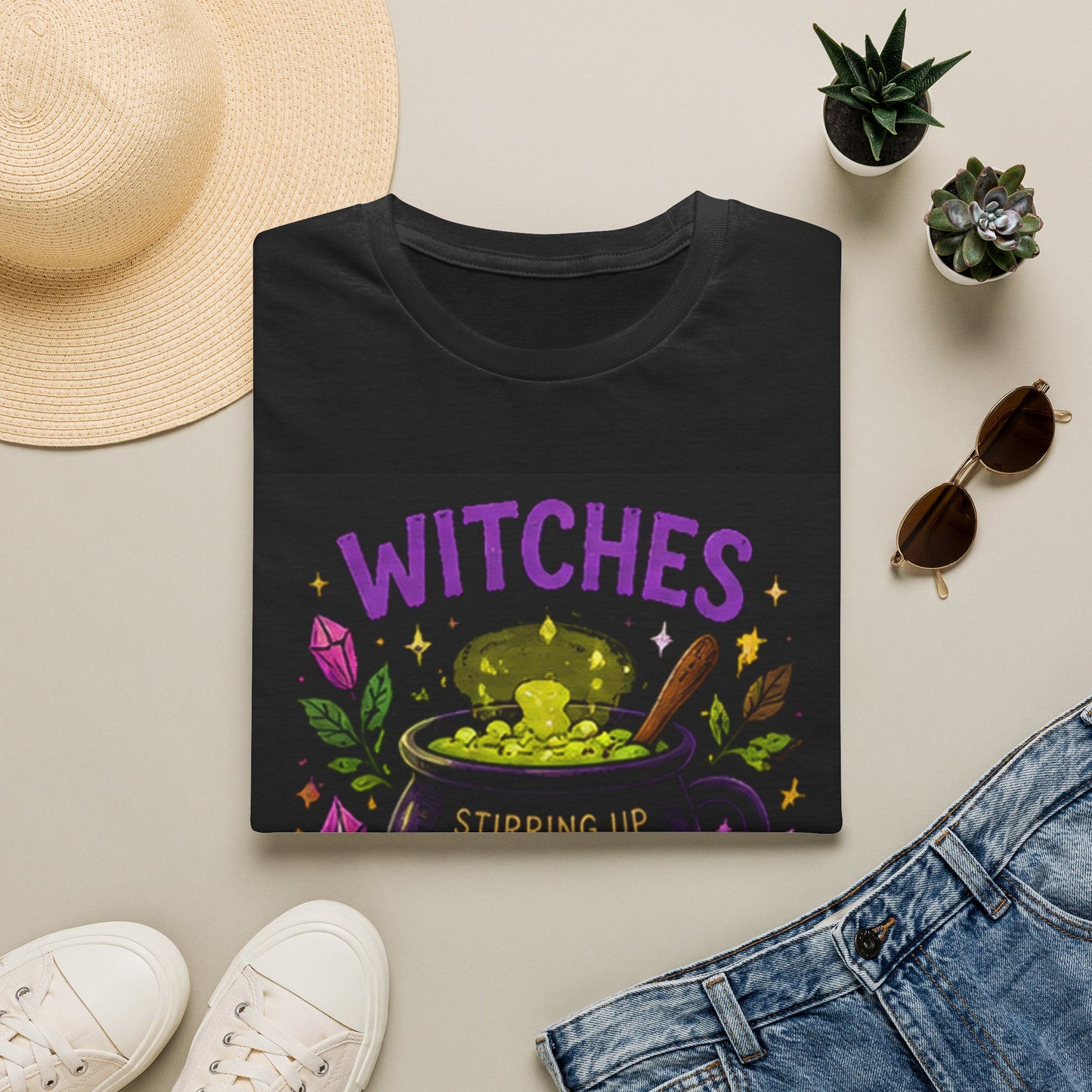 T-Shirt — "Witches Brew: Stirring the Truth, Solve Mysteries" Graphic Tee