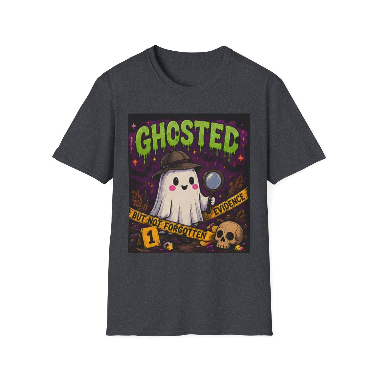Ghosted T-Shirt — Cute Detective Ghost Graphic Tee