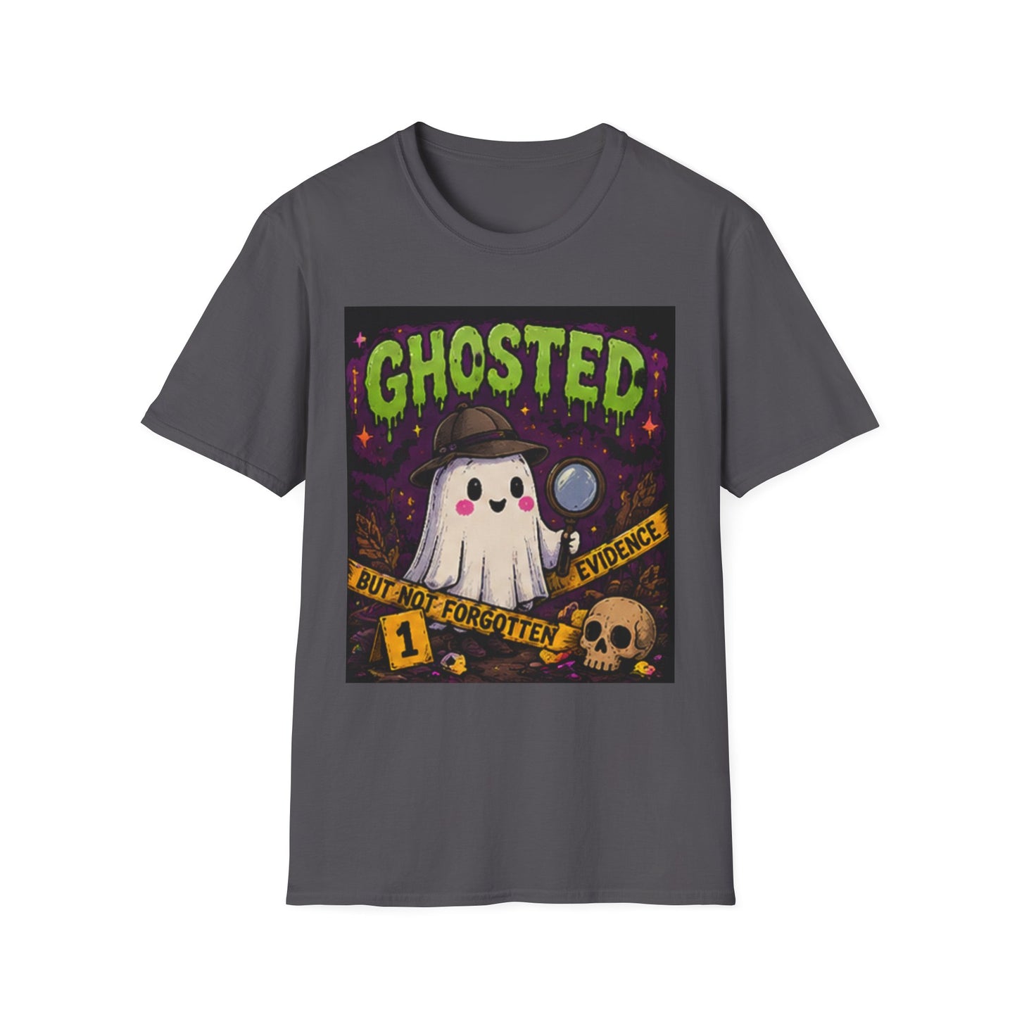 Ghosted T-Shirt — Cute Detective Ghost Graphic Tee