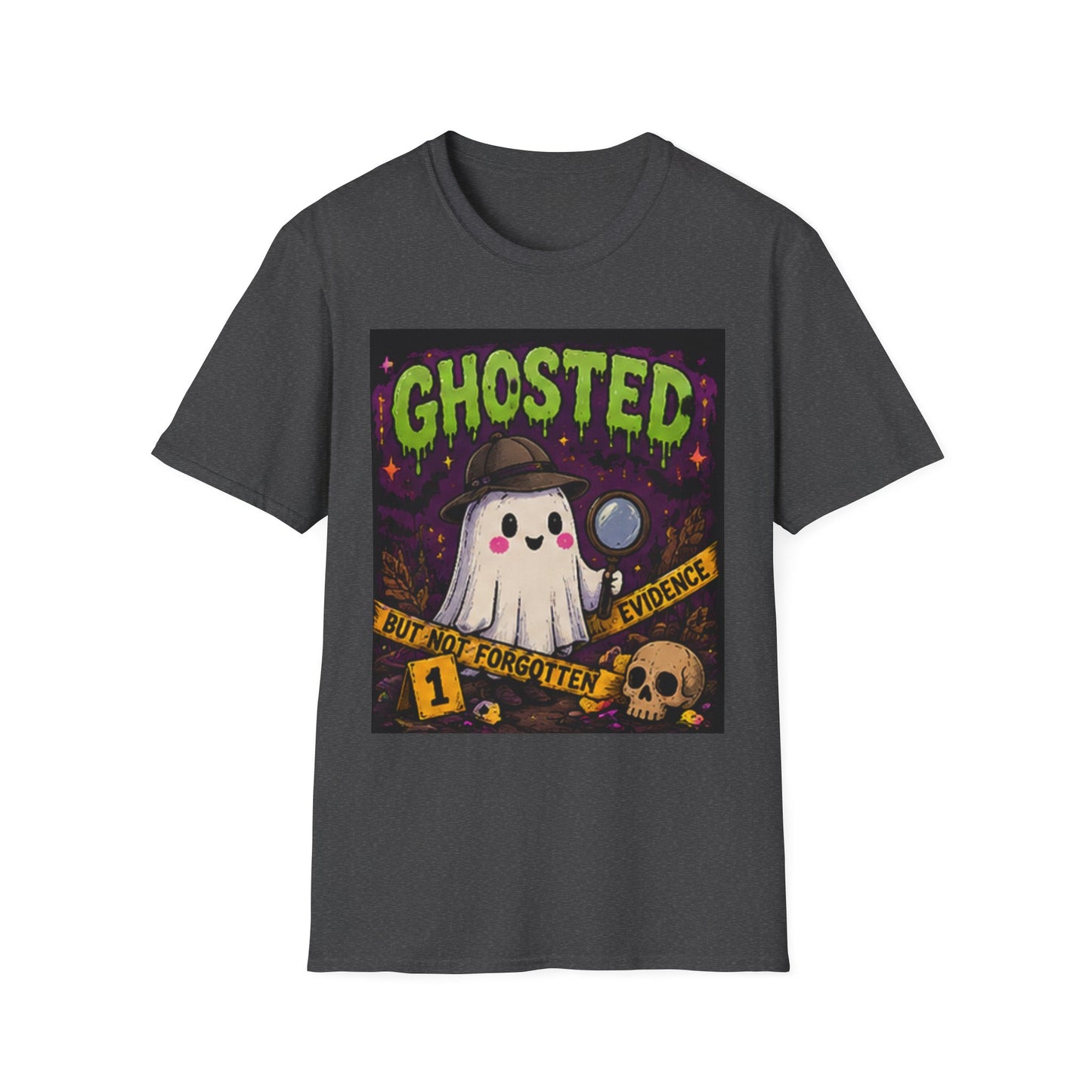 Ghosted T-Shirt — Cute Detective Ghost Graphic Tee