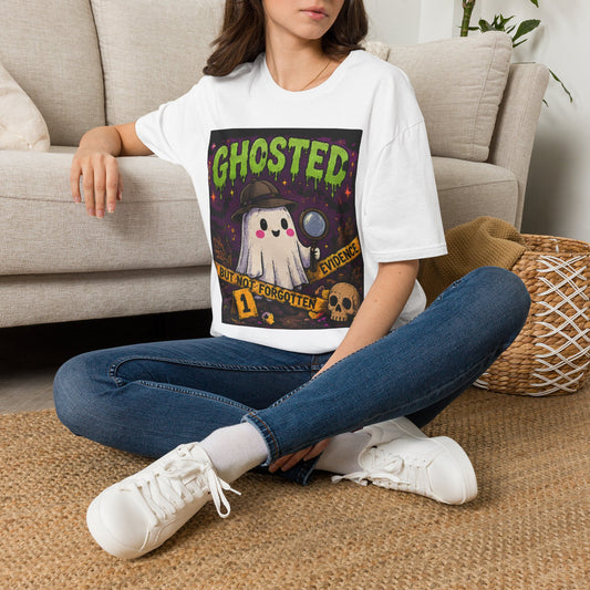 Ghosted T-Shirt — Cute Detective Ghost Graphic Tee