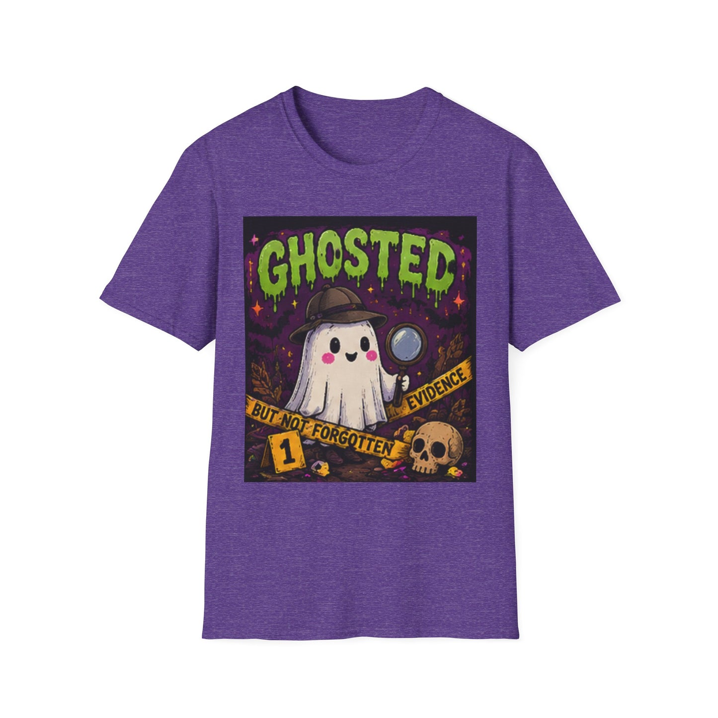 Ghosted T-Shirt — Cute Detective Ghost Graphic Tee