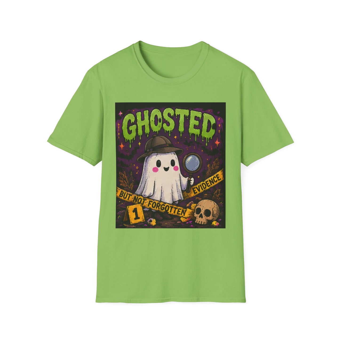 Ghosted T-Shirt — Cute Detective Ghost Graphic Tee