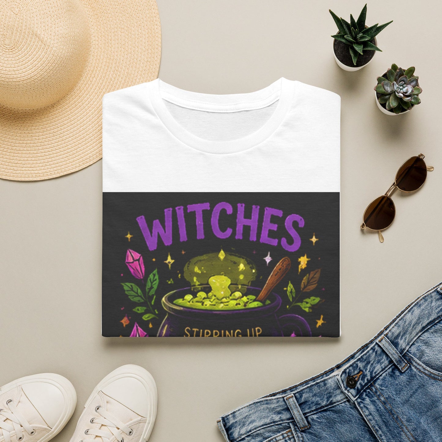 T-Shirt — "Witches Brew: Stirring the Truth, Solve Mysteries" Graphic Tee