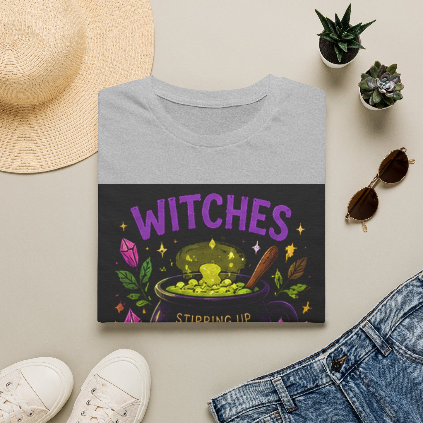 T-Shirt — "Witches Brew: Stirring the Truth, Solve Mysteries" Graphic Tee