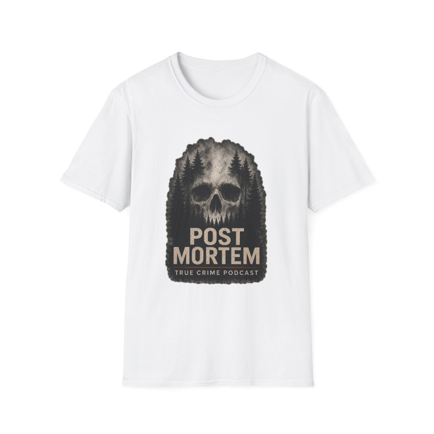 True Crime 'Post Mortem' Skull Forest T-Shirt