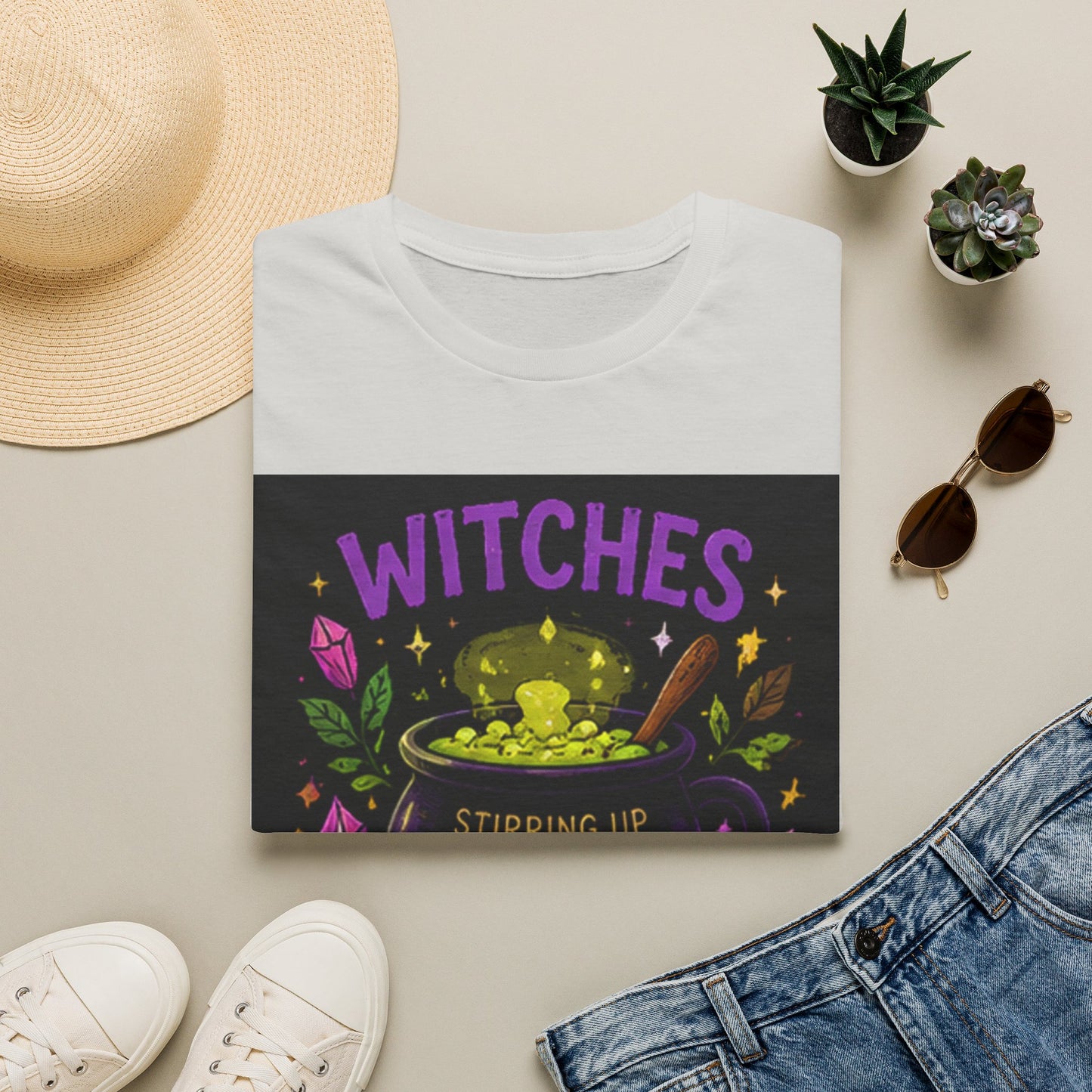 T-Shirt — "Witches Brew: Stirring the Truth, Solve Mysteries" Graphic Tee