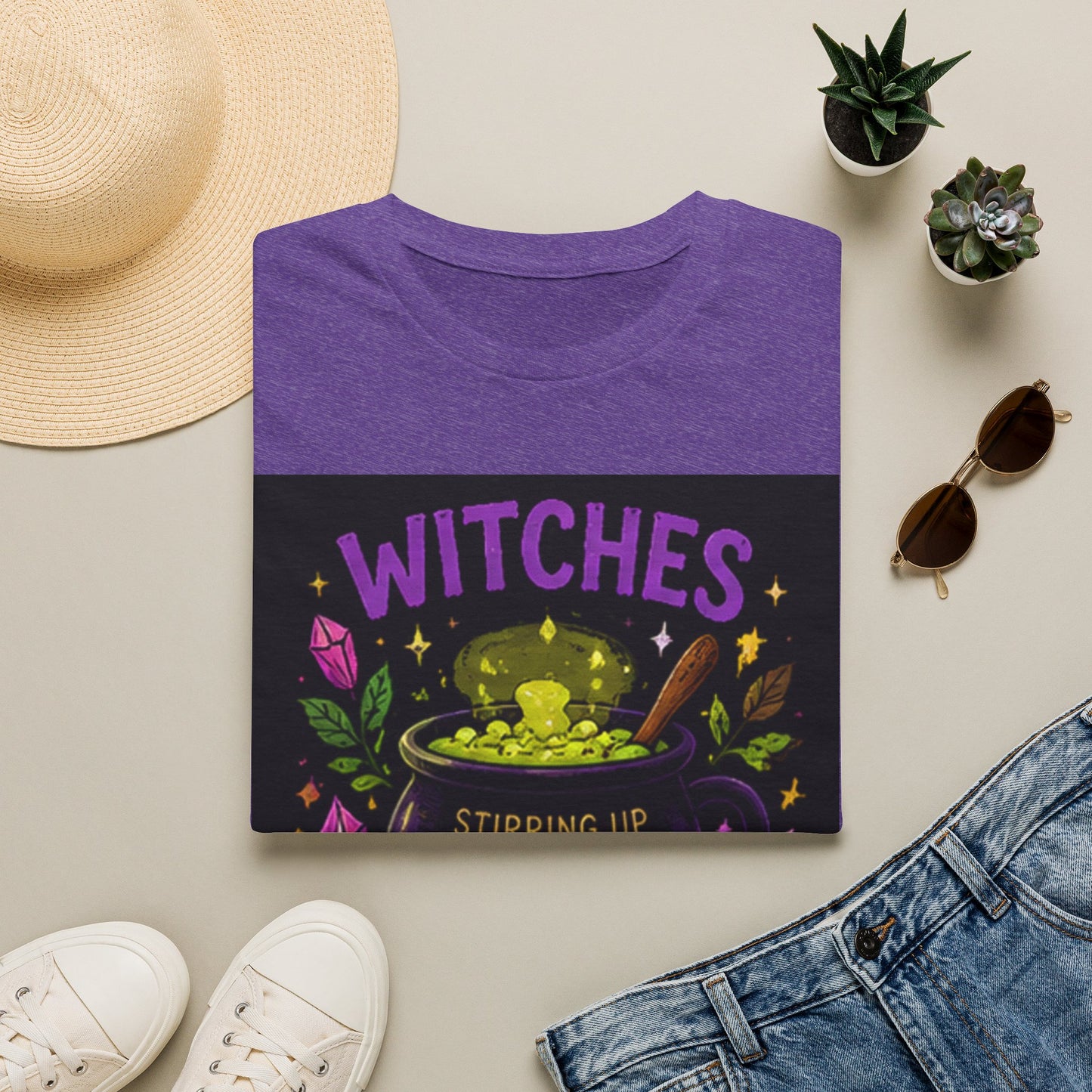 T-Shirt — "Witches Brew: Stirring the Truth, Solve Mysteries" Graphic Tee