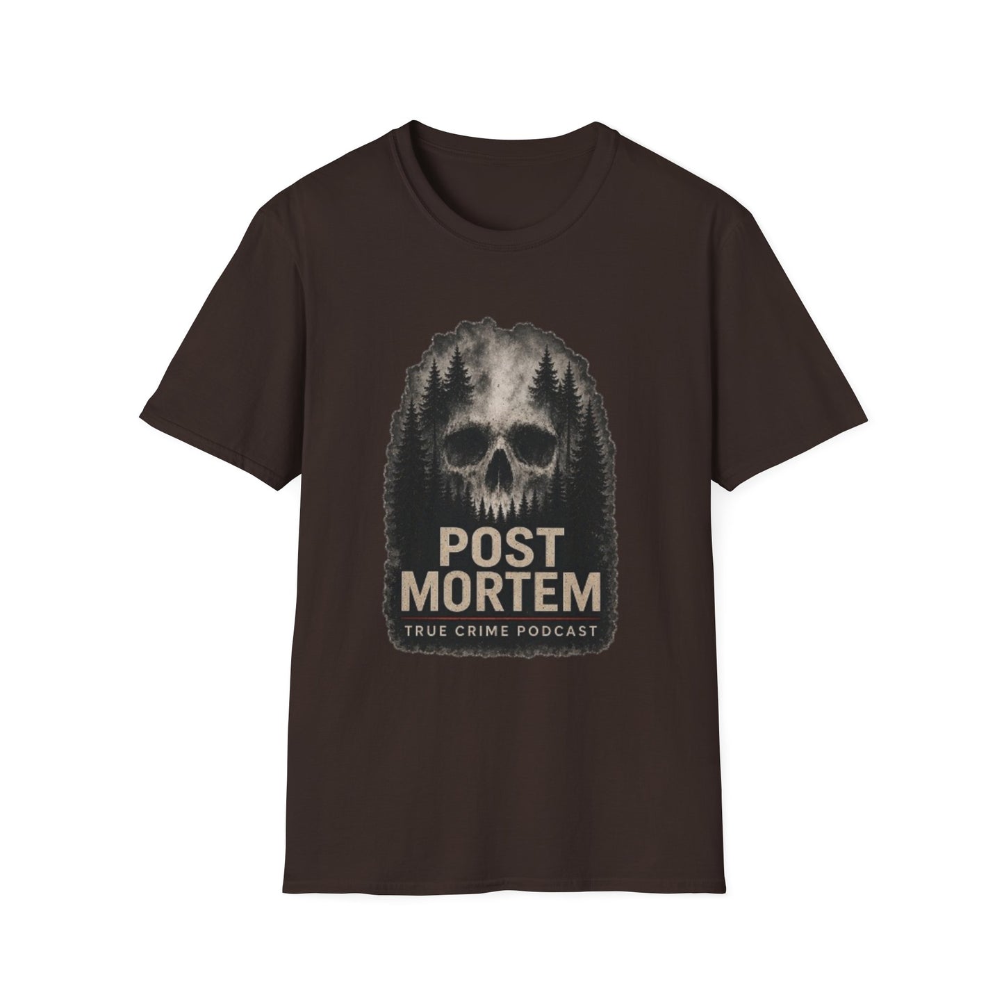 True Crime 'Post Mortem' Skull Forest T-Shirt