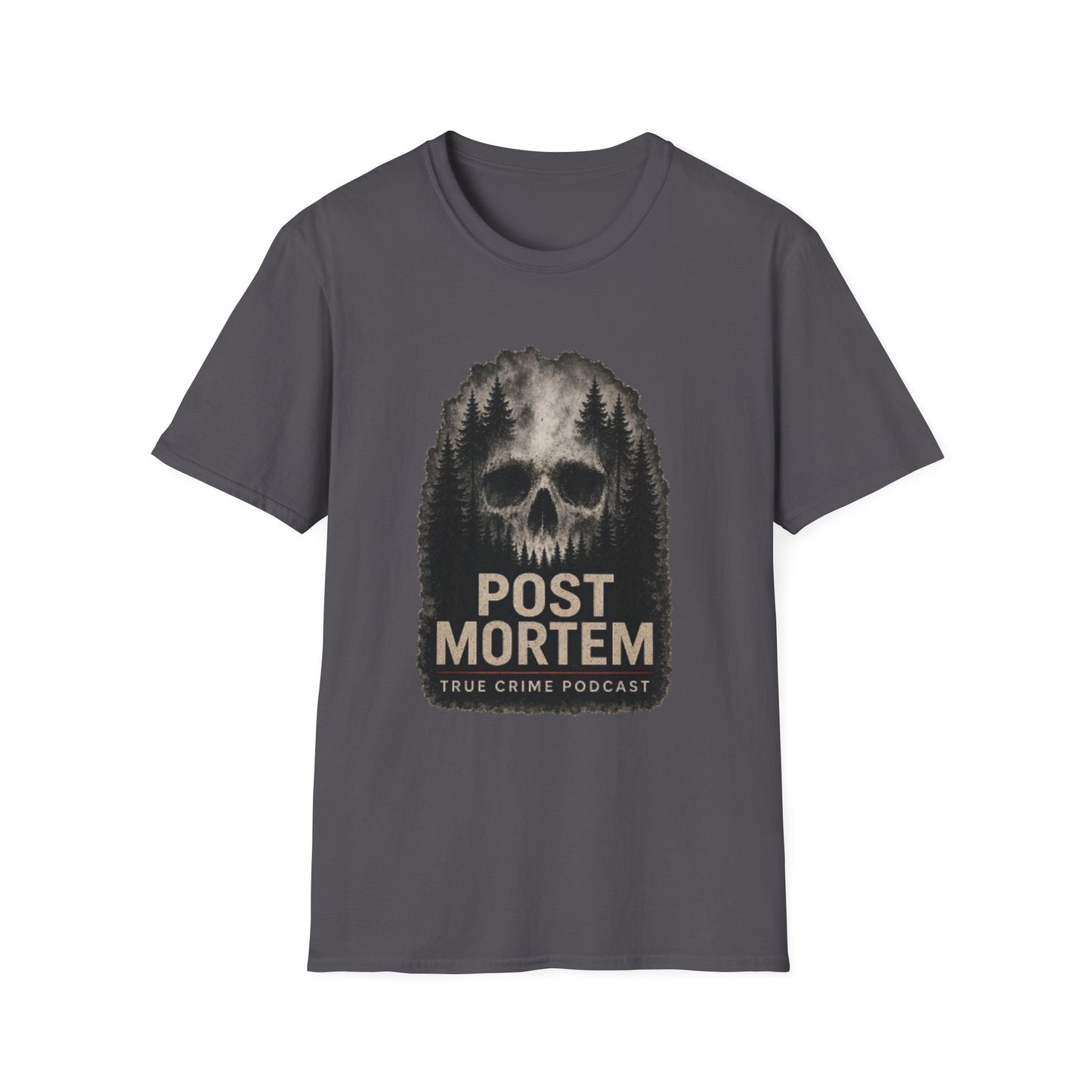 True Crime 'Post Mortem' Skull Forest T-Shirt