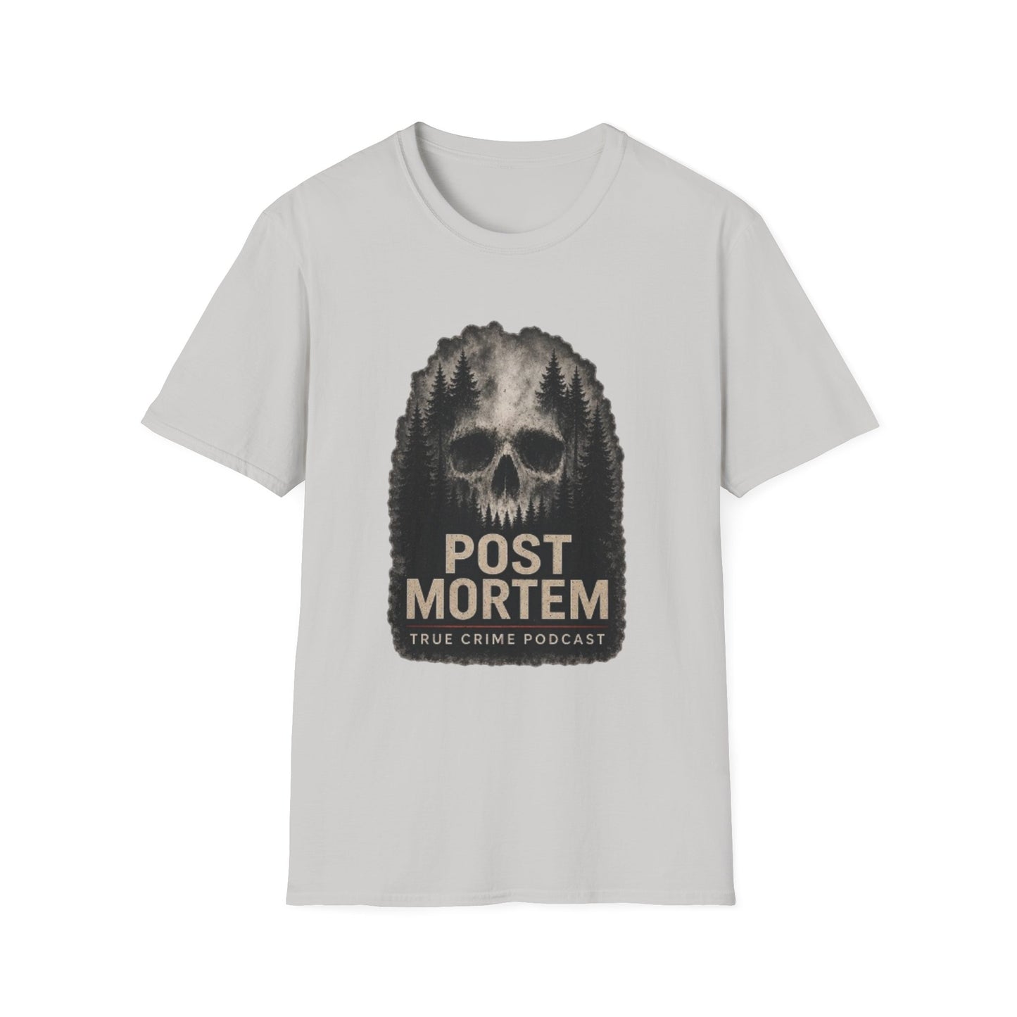 True Crime 'Post Mortem' Skull Forest T-Shirt